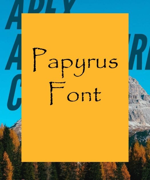 Papyrus Font Free Download