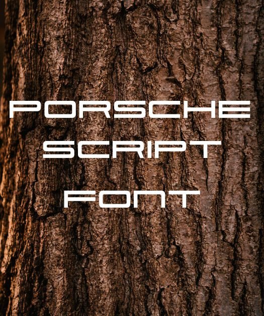 Porsche Font Free Download