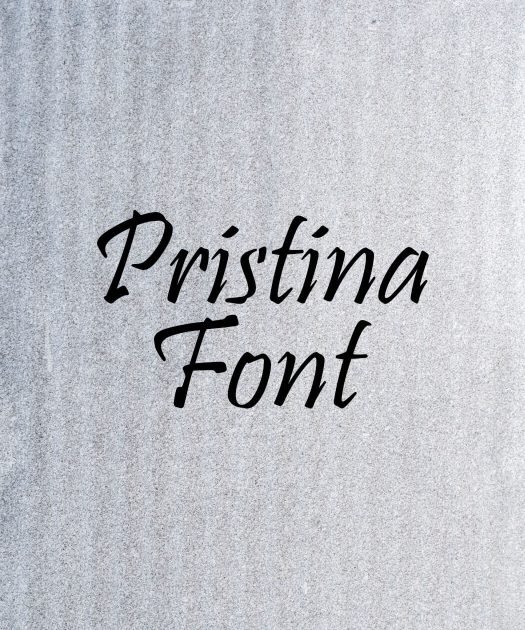 Pristina Font Free Download