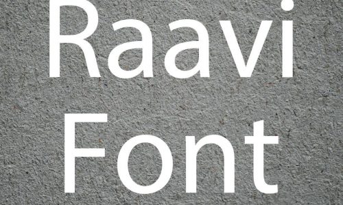 Raavi Font Free Download