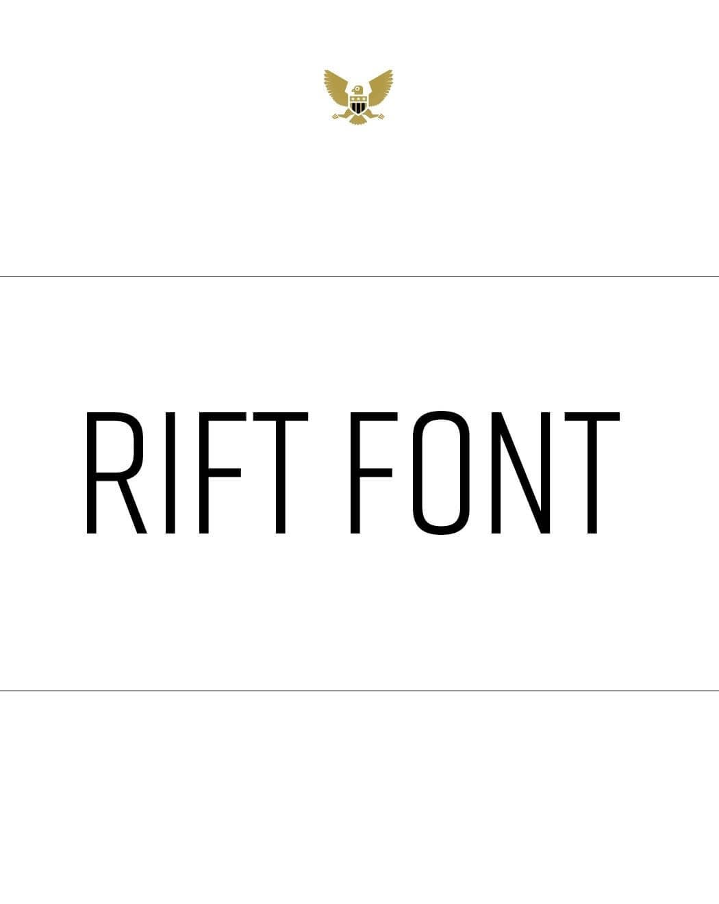 Rift Font Free Download