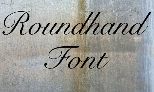 Roundhand Font Free Download