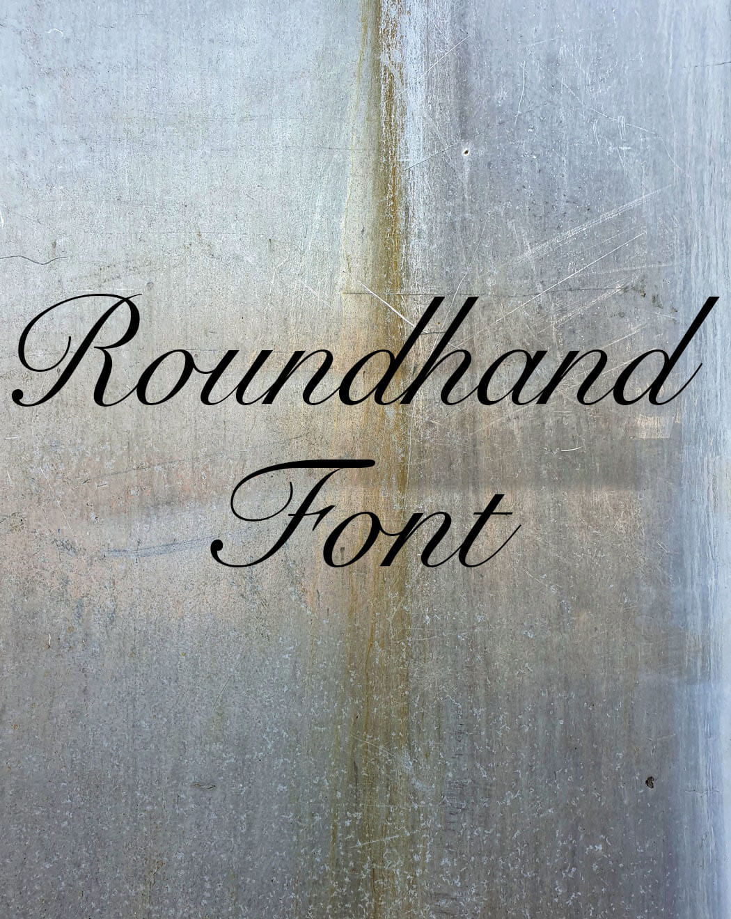 Roundhand Font Free Download