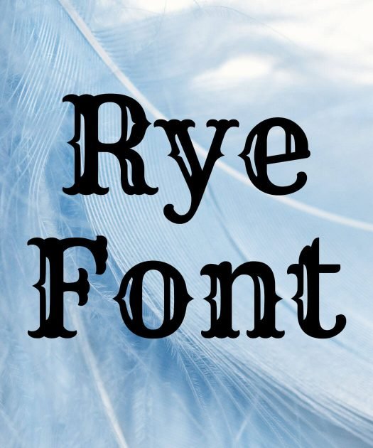 Rye Font Free Download