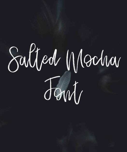 Salted Mocha Font Free Download