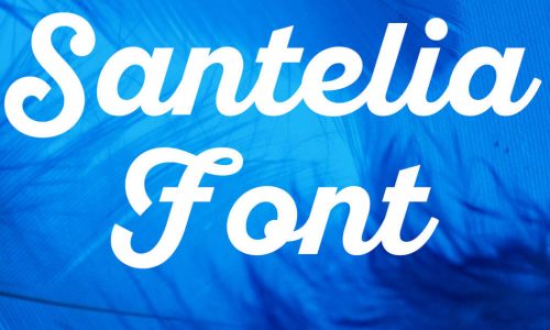 Santelia Font Free Download
