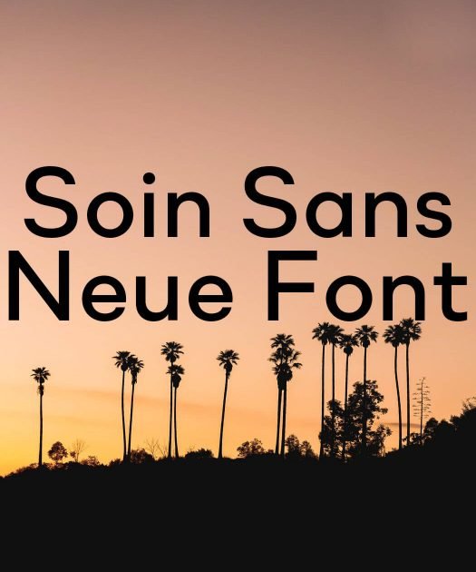 Soin Sans Neue Font Free Download