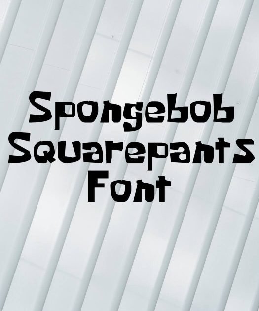 SpongeBob Squarepants Font Free Download