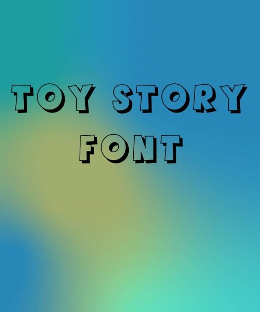 Toy Story Font Free Download