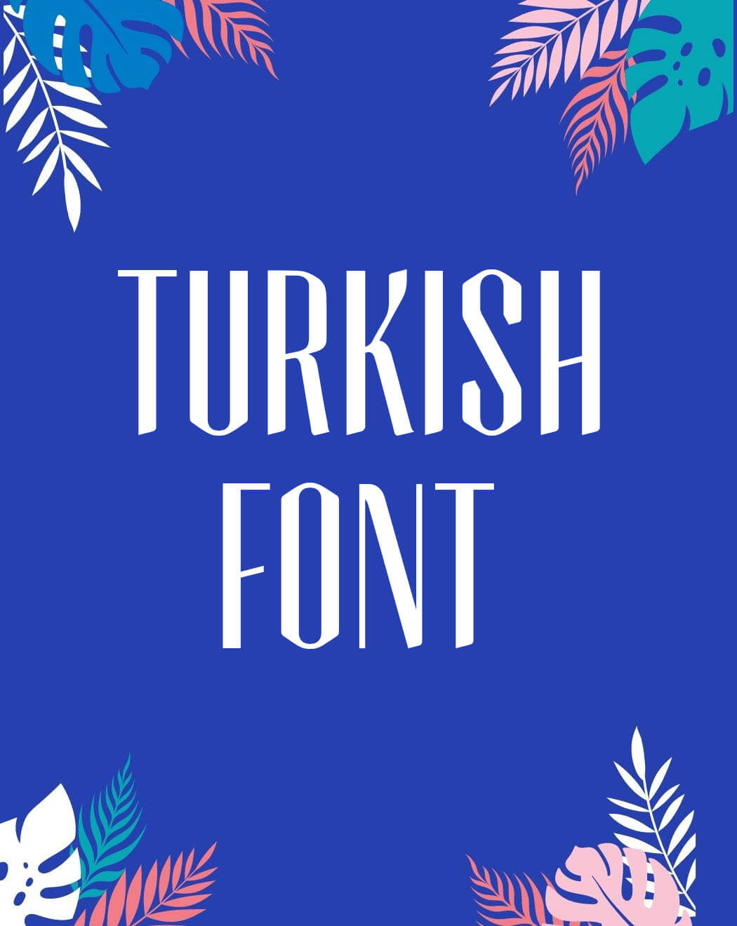 Turkish Font Free Download