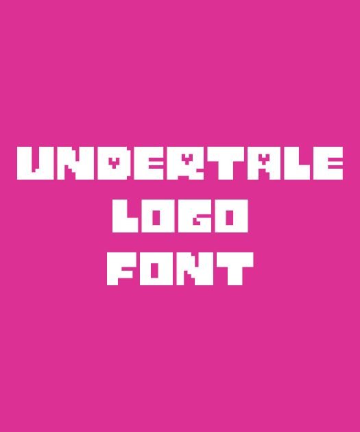 Undertale Logo Font Free Download
