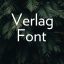 Verlag Font Free Download