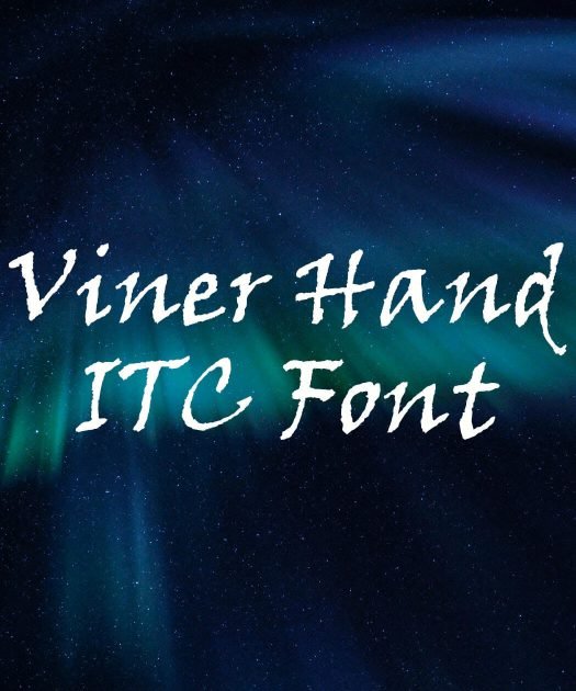 Viner Hand ITC Font Free Download