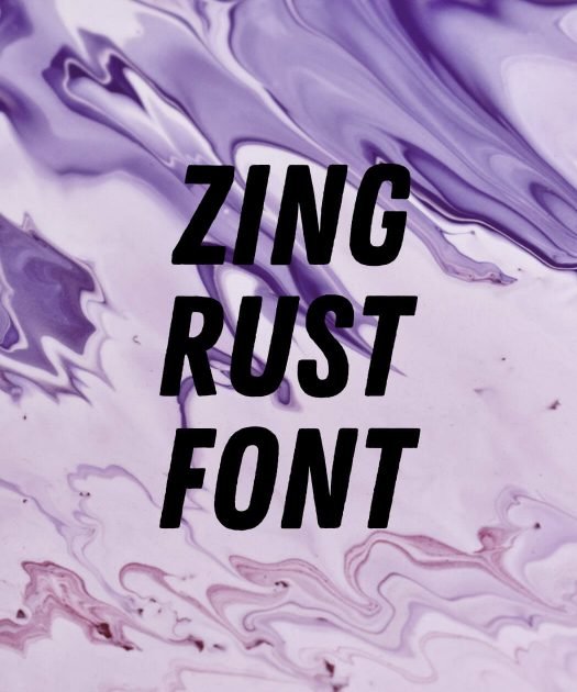 Zing Rust Font Free Download