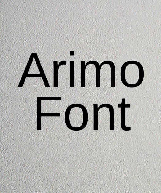 Arimo Font Free Download