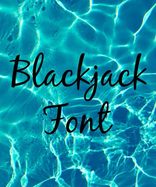 BlackJack Font Free Download