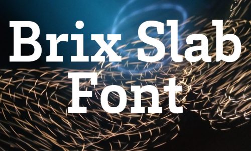 Brix Slab Font Free Download