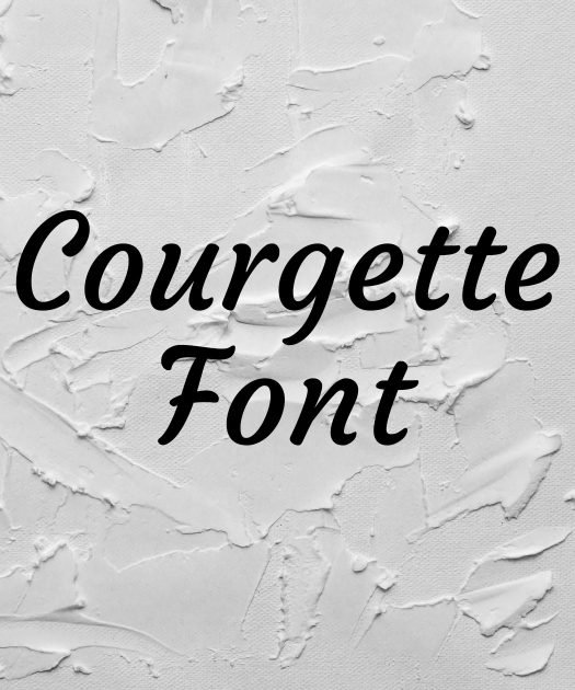 Courgette Font Free Download