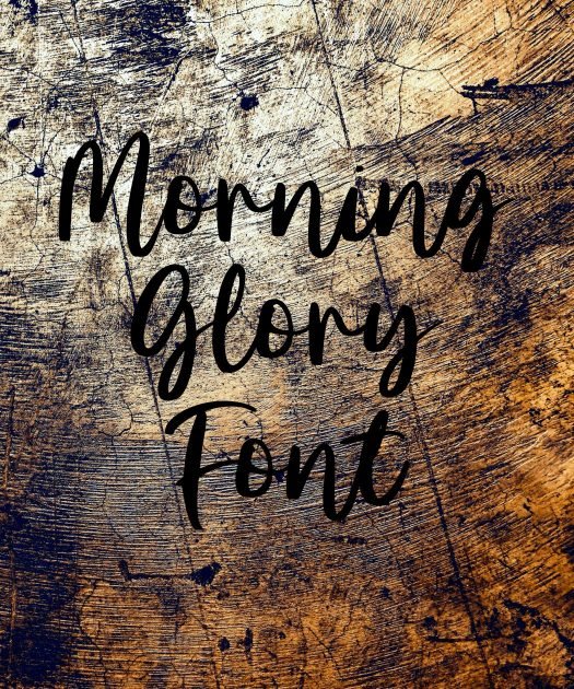 Morning Glory Font Free Download