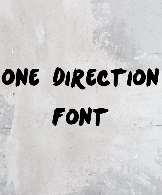 One Direction Font Free Download