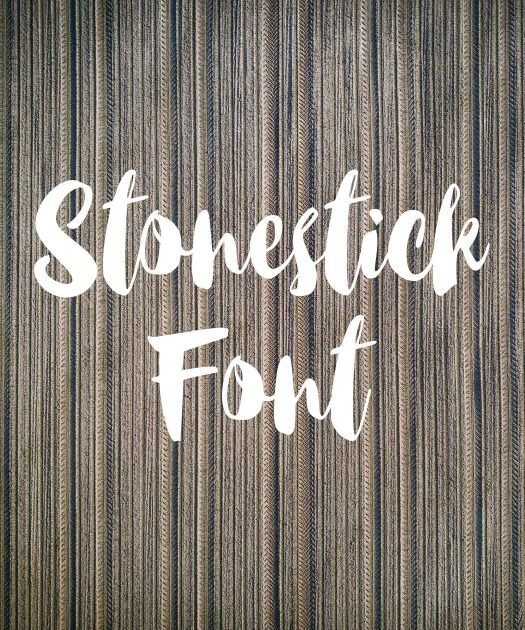Stonestick Font Free Download