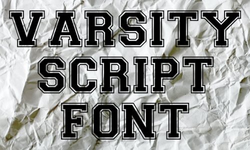 Varsity Script Font Free Download