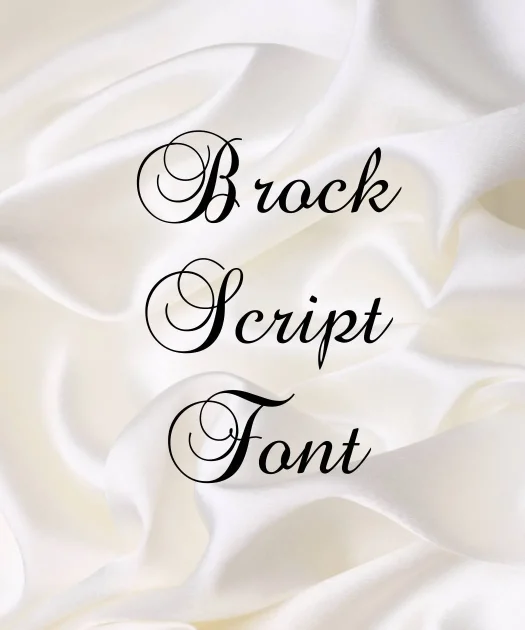 Brock Script Font Free Download