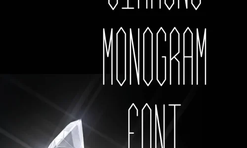 Diamond Monogram Font Free Download
