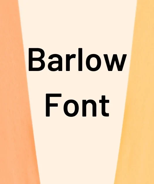 Barlow Font Free Download