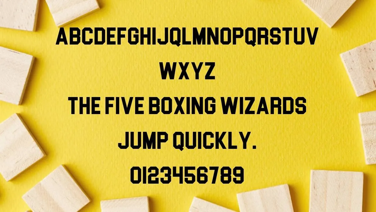 Blockletter Font