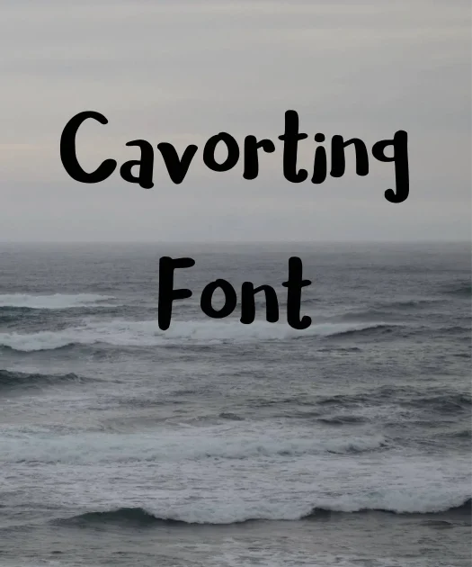 Cavorting Font Free Download