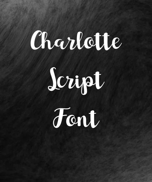 Charlotte Script Font Free Download