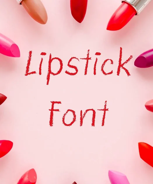 Lipstick Font Free download