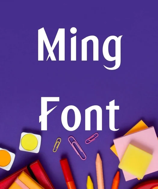 Ming Font Free Download