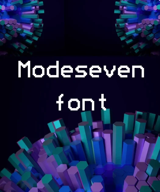 Modeseven Font Free Download