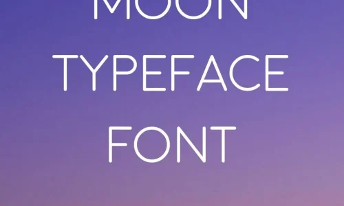 Moon Typeface Font Free Download