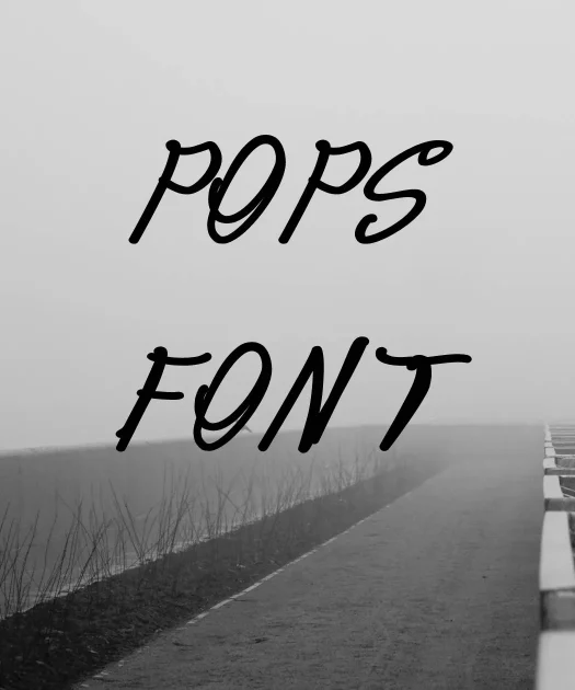 Pops Font Free Download