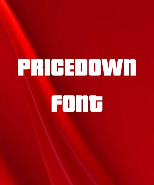 Pricedown Font Free Download