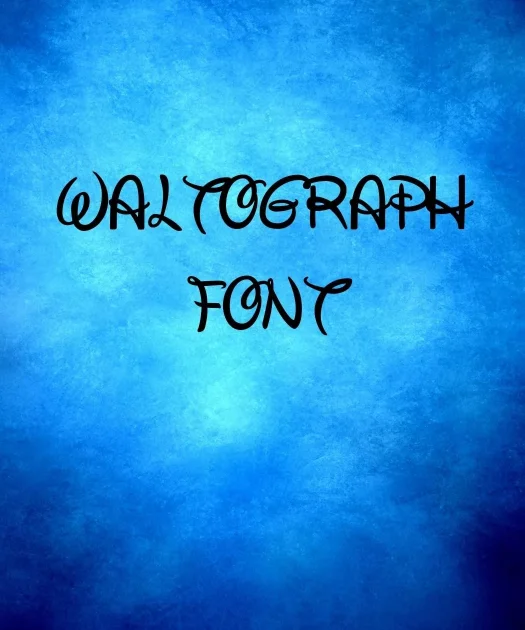 WaltoGraph Font Free Download