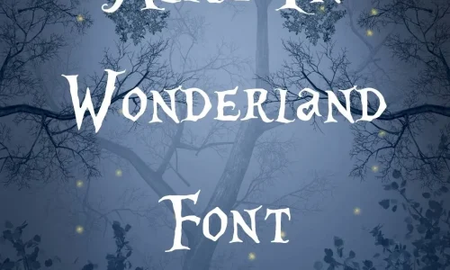 Alice in Wonderland Font Free Download