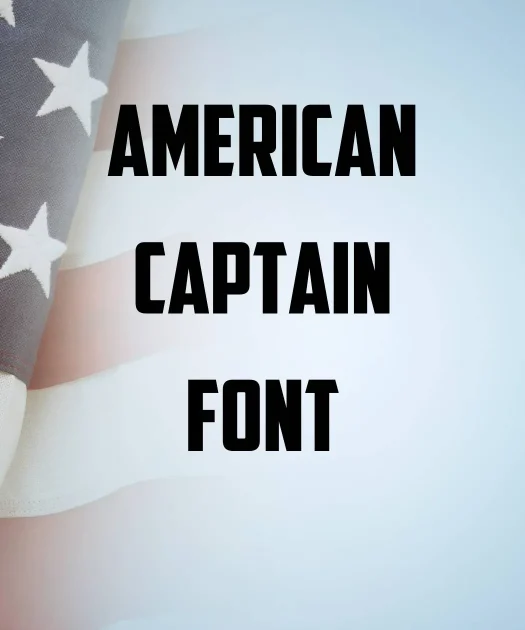 American Captain Font Free Download