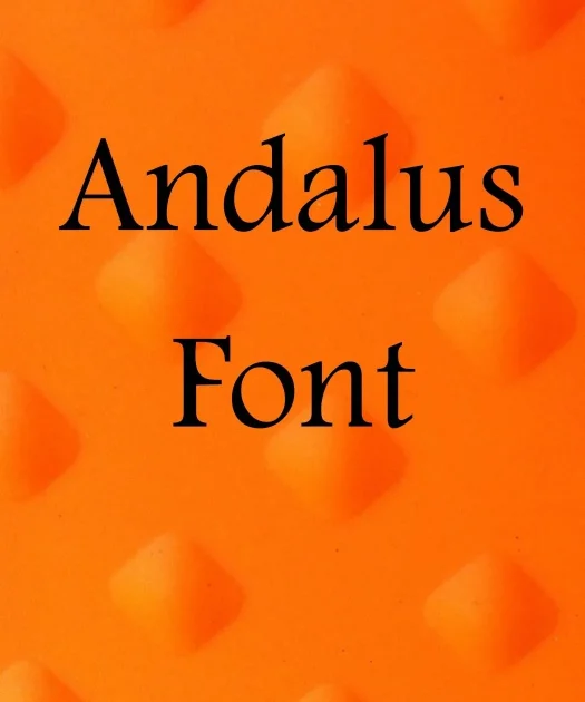 Andalus Font Free Download