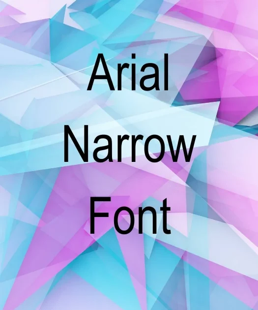Arial Narrow Font Free Download