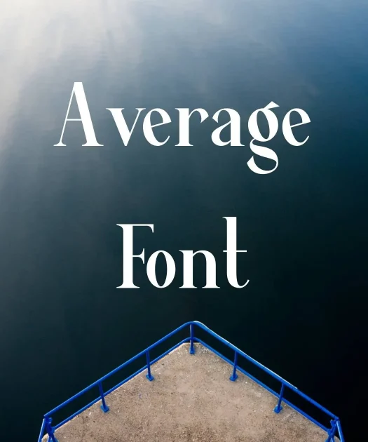 Average Font Free Download