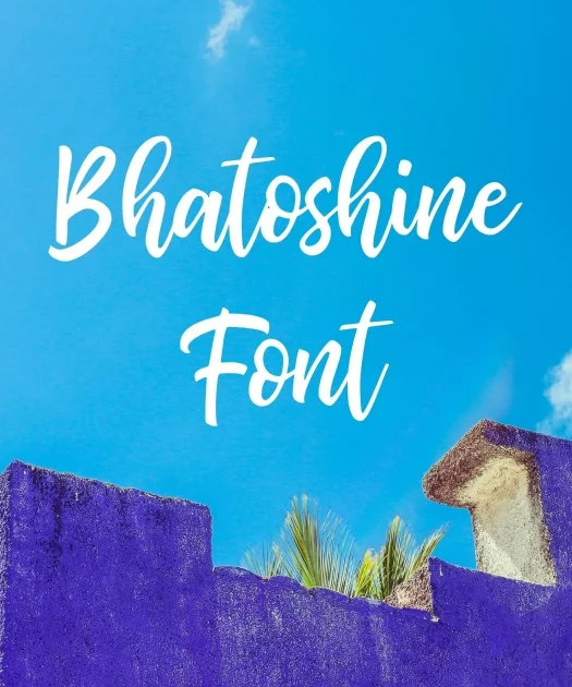 Bhatoshine Font Free Download