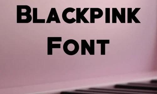 Blackpink Font Free Download
