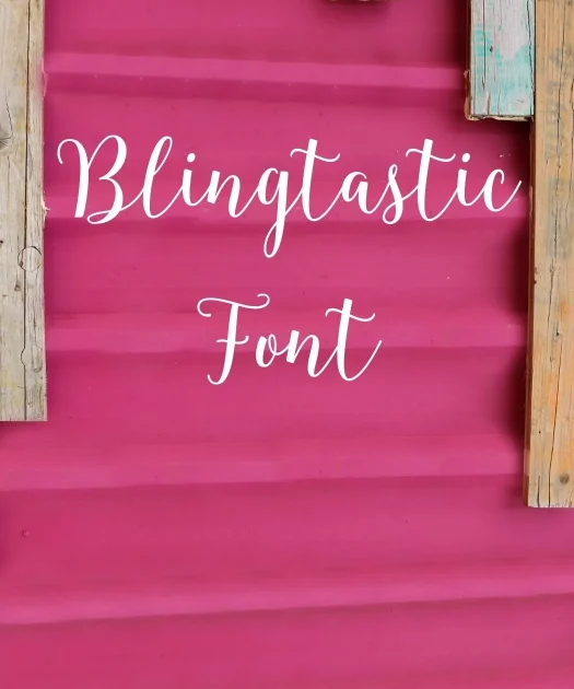 Blingtastic Font Free Download