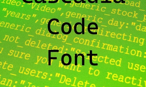 Cascadia Code Font Free Download