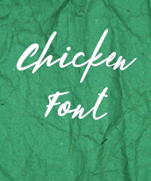 Chicken Font Free Download