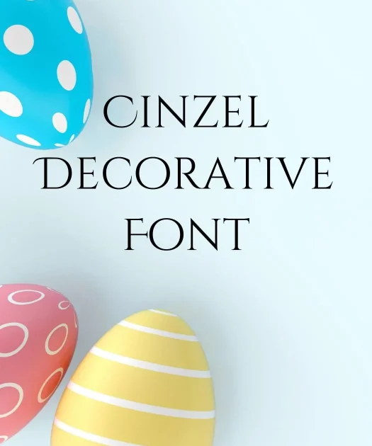Cinzel Decorative Font Free Download